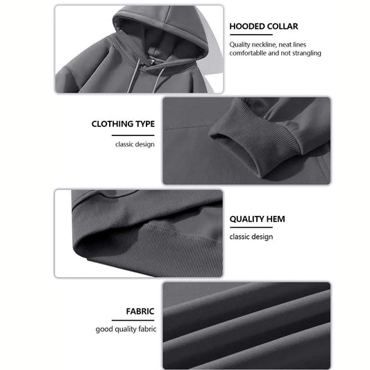 270g Heavyweight Fit Hooded Sweatshirt for Men And Women