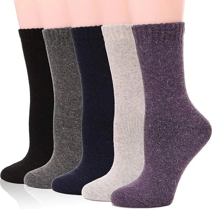 Women Merino Wool Socks 5 pairs