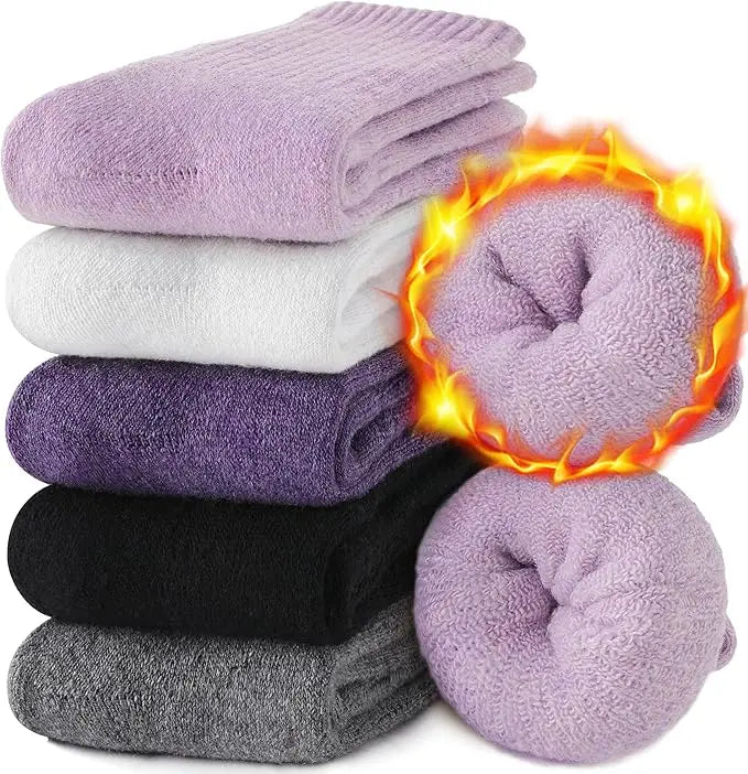 Women Merino Wool Socks 5 pairs