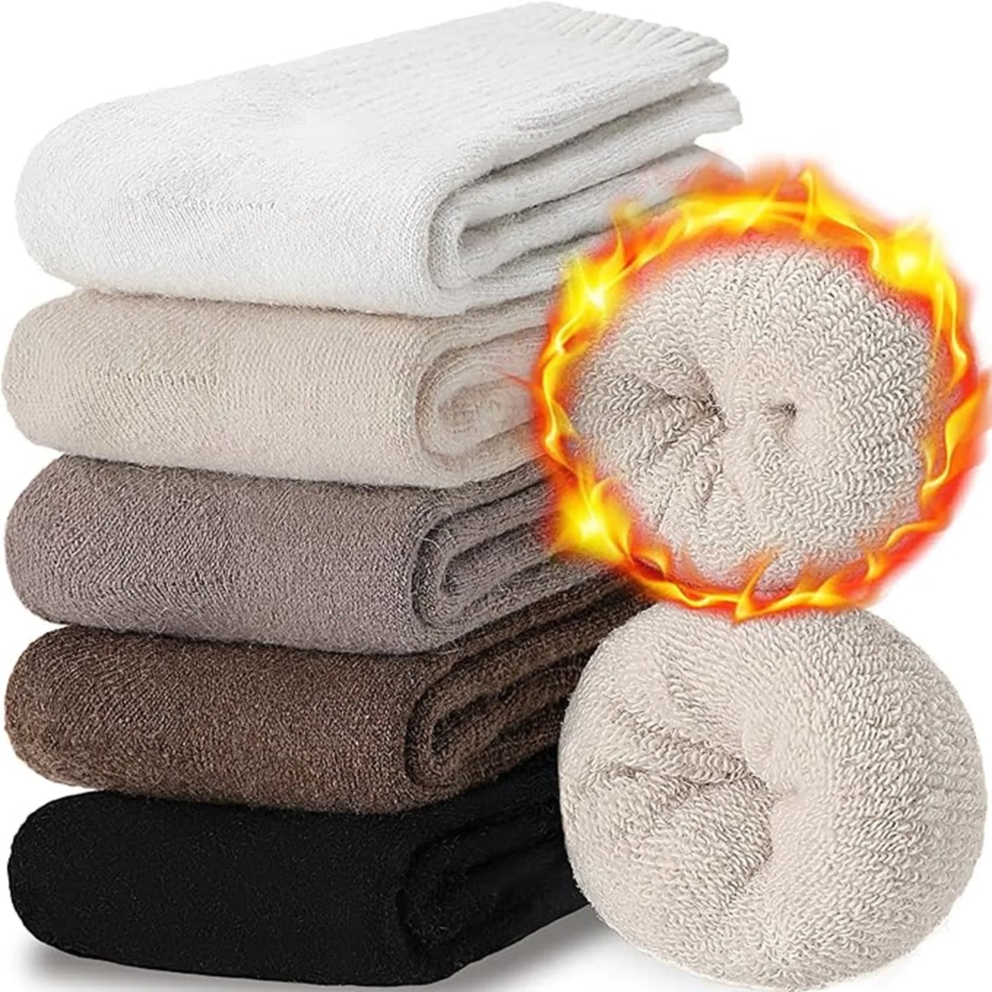 Women Merino Wool Socks 5 pairs