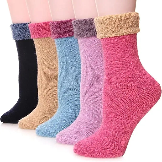 Women Merino Wool Socks 5 pairs