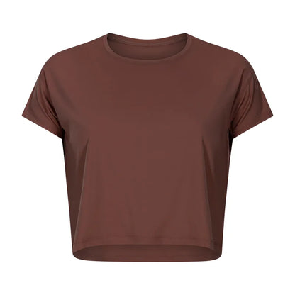 Loose Blouses Women Seamless Sport t-Shirts