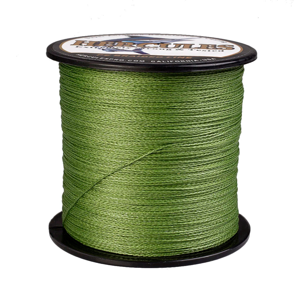 Hercules-braided fishing line,  4 strands, super strong saltwater line