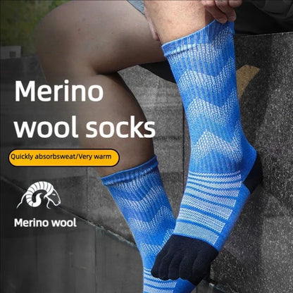 Merino Wool Thermal Socks for Men Moisture Wicking  Warm  Cushioning Compression Socks