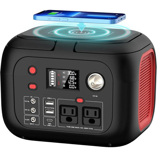 Portable Power Station,110V AC Outlets Solar Generator