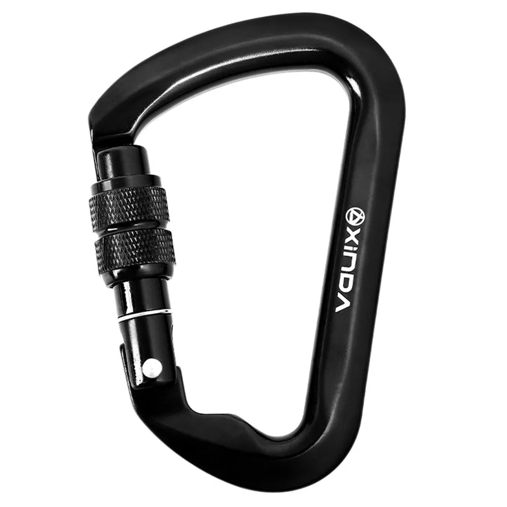 30kN D-Shaped  Heavy Duty Rock Climbing Carabiner