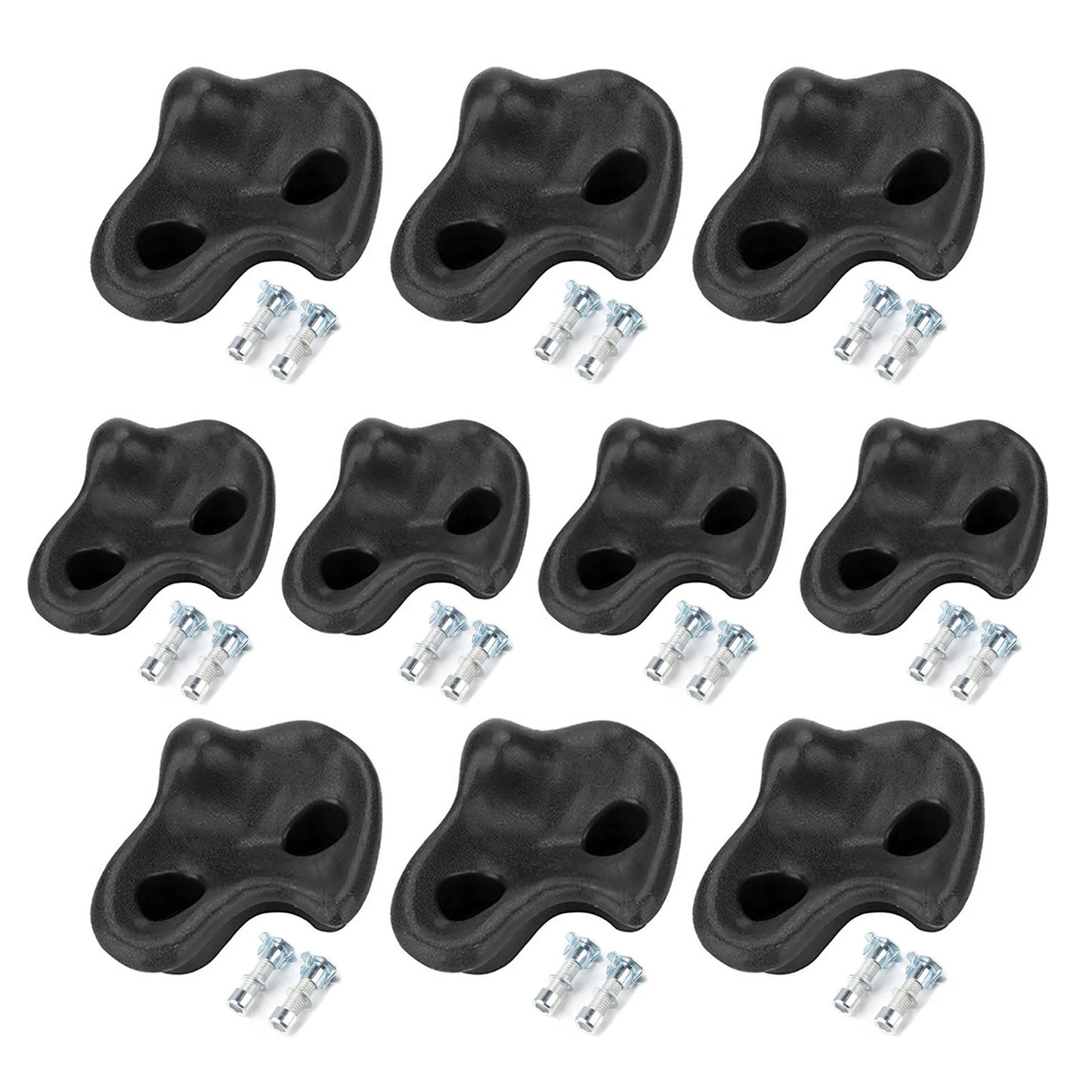 10PCS Plastic Textured  Climbing Stone Rocks