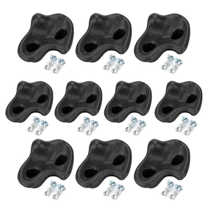 10PCS Plastic Textured  Climbing Stone Rocks