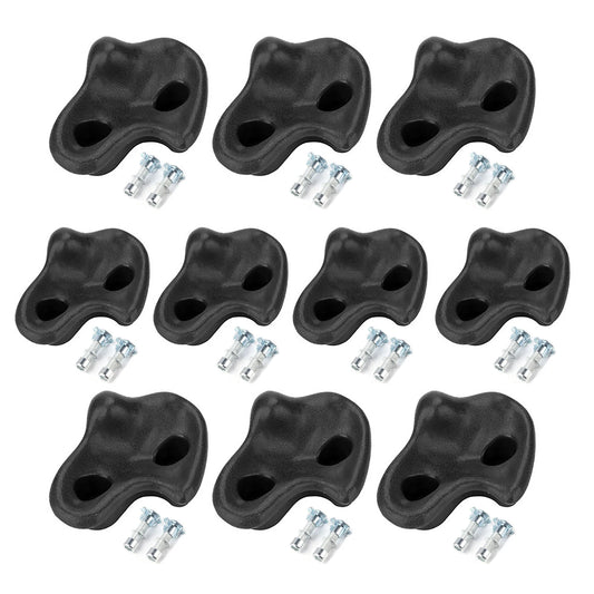10PCS Plastic Textured  Climbing Stone Rocks