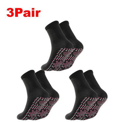 1-5Pairs Winter Self-Heating  Thermal Socks Soft Elastic Thicken Anti-Slipun