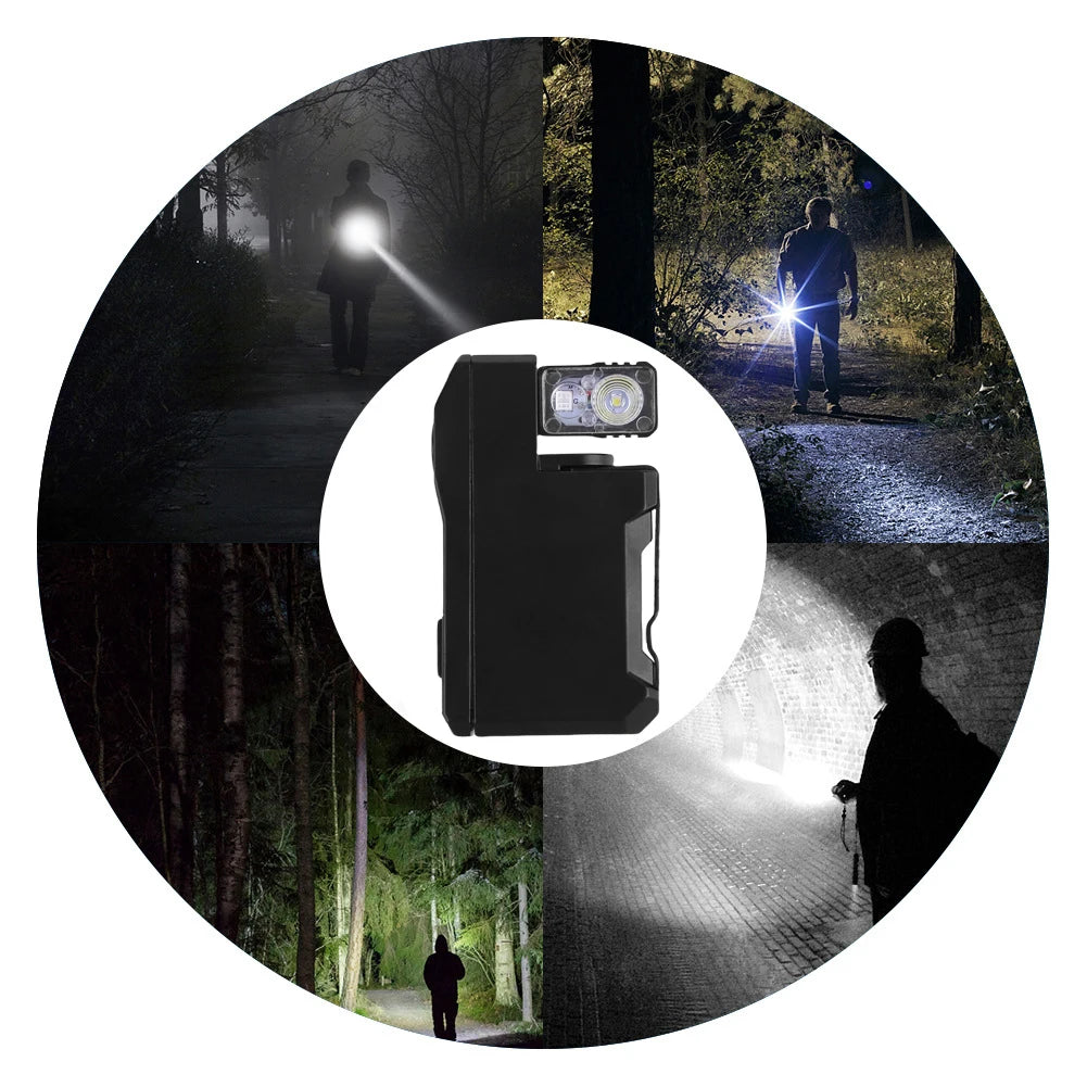 G5 Flat Pocket EDC Flashlight 400 Lumens Rechargeable for Outdoor Camping/Hiking Emergencies