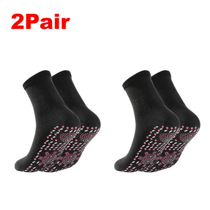 1-5Pairs Winter Self-Heating  Thermal Socks Soft Elastic Thicken Anti-Slipun