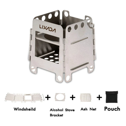 Portable Stainless Steel Lightweight Wood Stove
