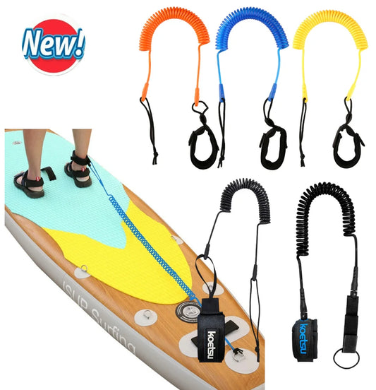 Coiled Surfboard  Ankle Leash Foot Leg Rope