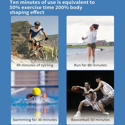 EMS Muscle Stimulator Abdominal Toner Belt ABS Trainer Wireless USB Recharge