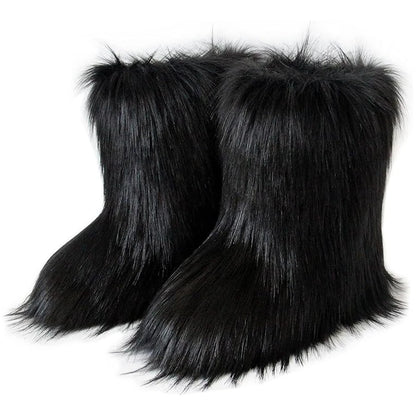 Women's Furry Warm Winter Boots,