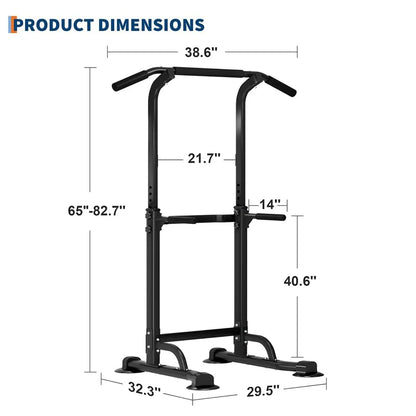 Power Tower Pull Up Bar  Rack Dip Station