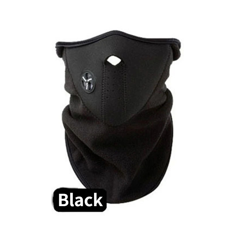 Winter Warm Windproof  Half Face Breathable Mesh Polar Fleece Thermal Ski Face Mask