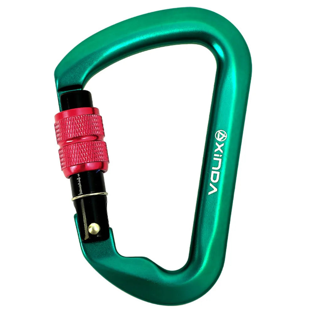 30kN D-Shaped  Heavy Duty Rock Climbing Carabiner