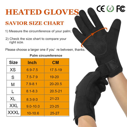 Heated  Waterproof Electric Heated Skiing Gloves