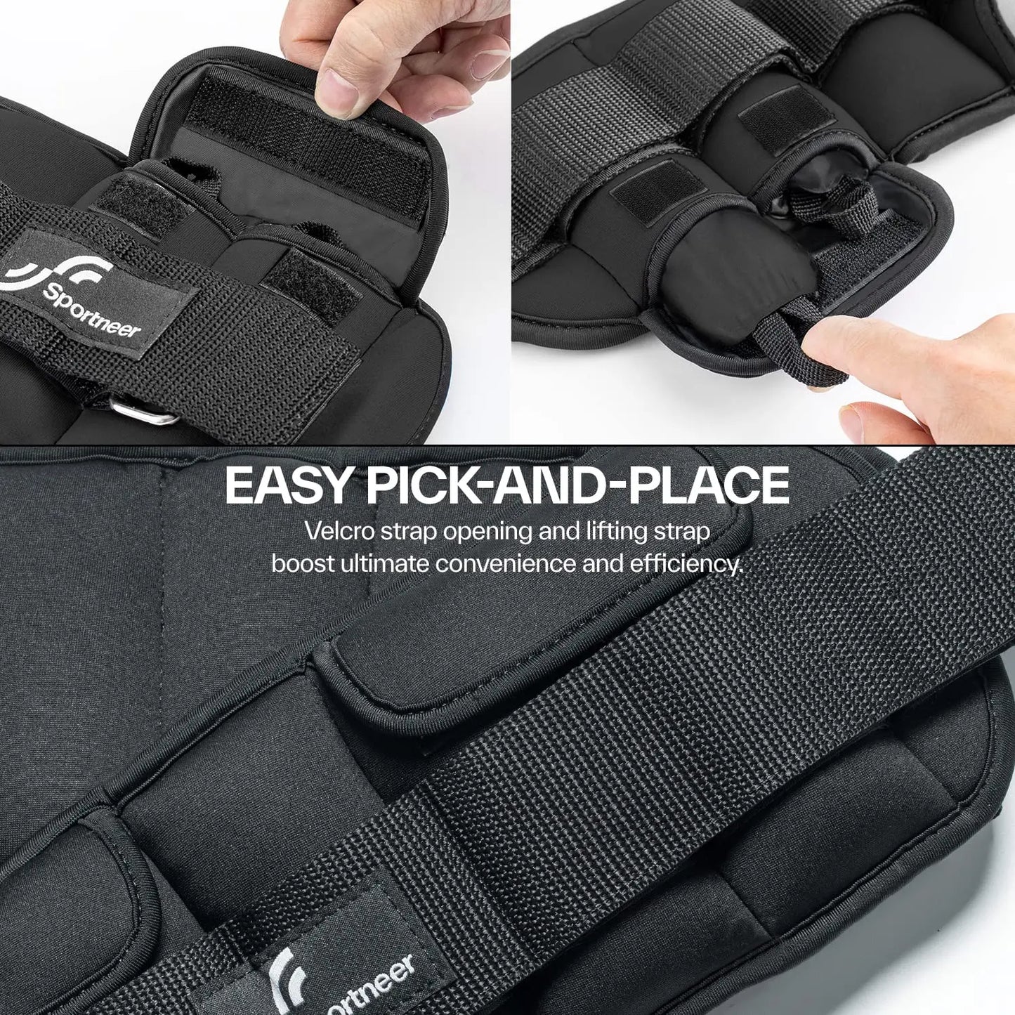 Adjustable Wrist and Ankle Weights 1 Pair 1 2 3 4 6 7 8 10 lbs