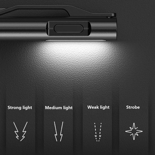 LED Pocket USB Rechargeable EDC Flashlight