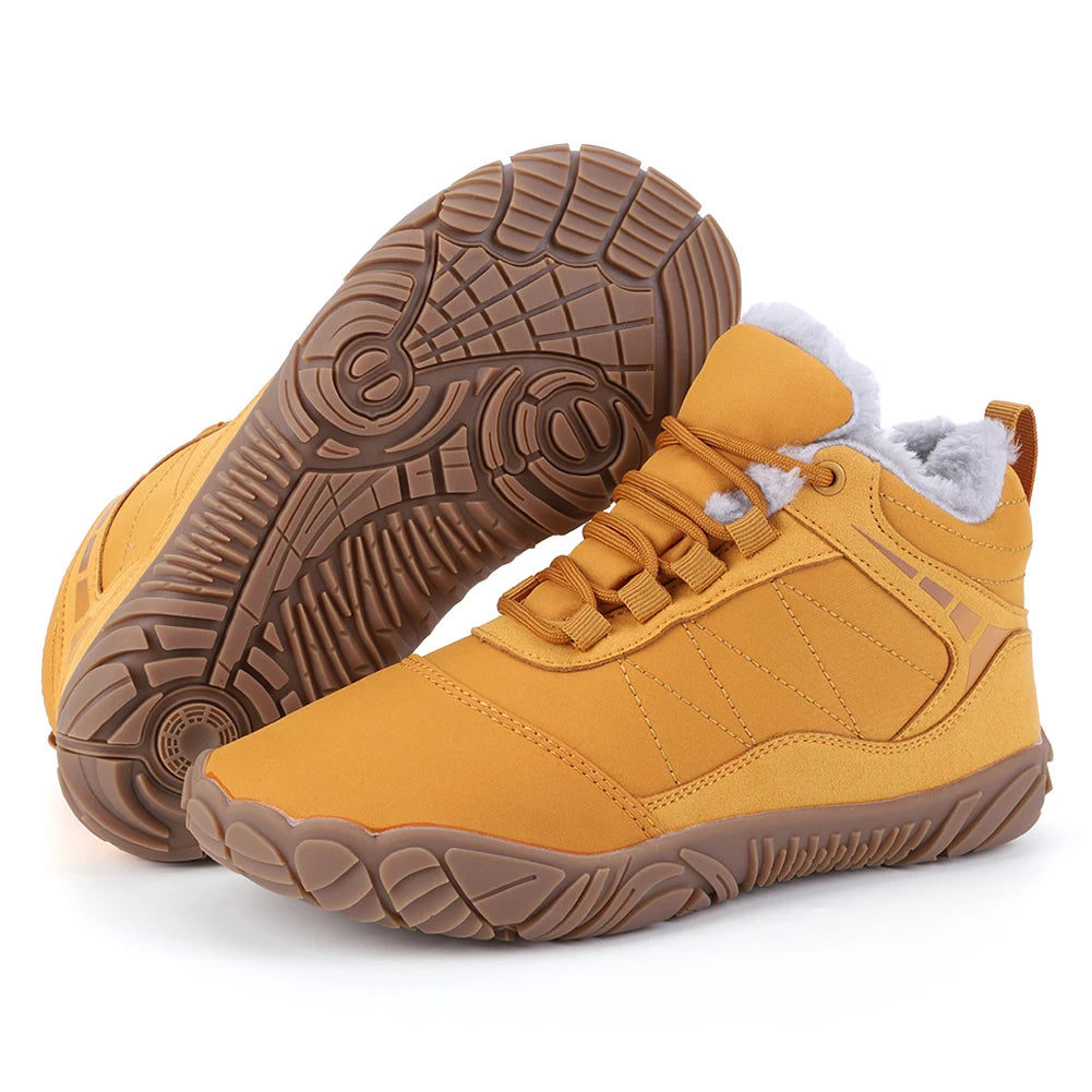 Winter Plush Booties Barefoot Snow Non Slip Wide Toe Shoes