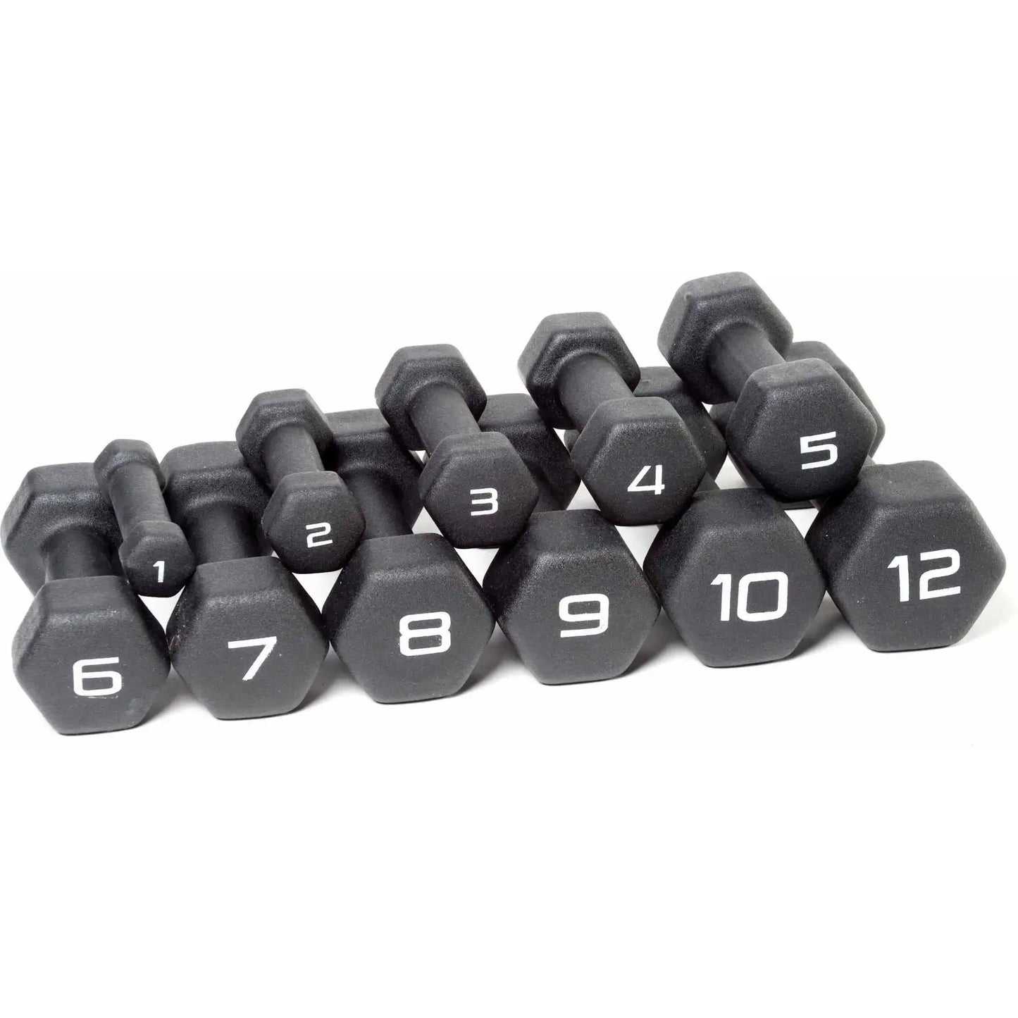 9lb Pair Neoprene Dumbbells, Non-Slip Quiet Hand Weights