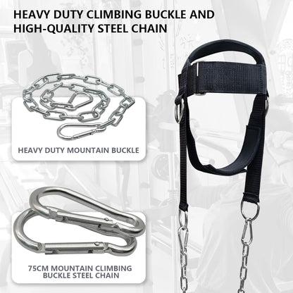 Head Harness Neck Training Exerciser Strap For Strength Fitness