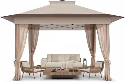 10x10 Pop Up Canopy with Sidewalls, and Wheel Cover Bag,
