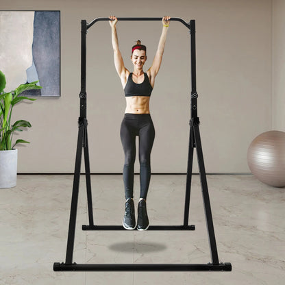 Horizontal Adjustable Height,200kg Load-bearing Triangular Single Bar Pull Up Station