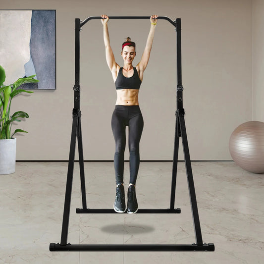Horizontal Adjustable Height,200kg Load-bearing Triangular Single Bar Pull Up Station