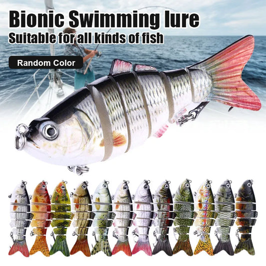 5pcs Bionic Realistic Fish Shape Bait Float Lure