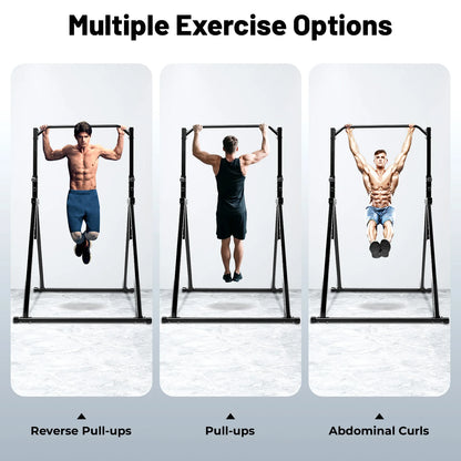 Triangular Pull Up Station Adjustable Height Carbon Steel  Horizontal Bar