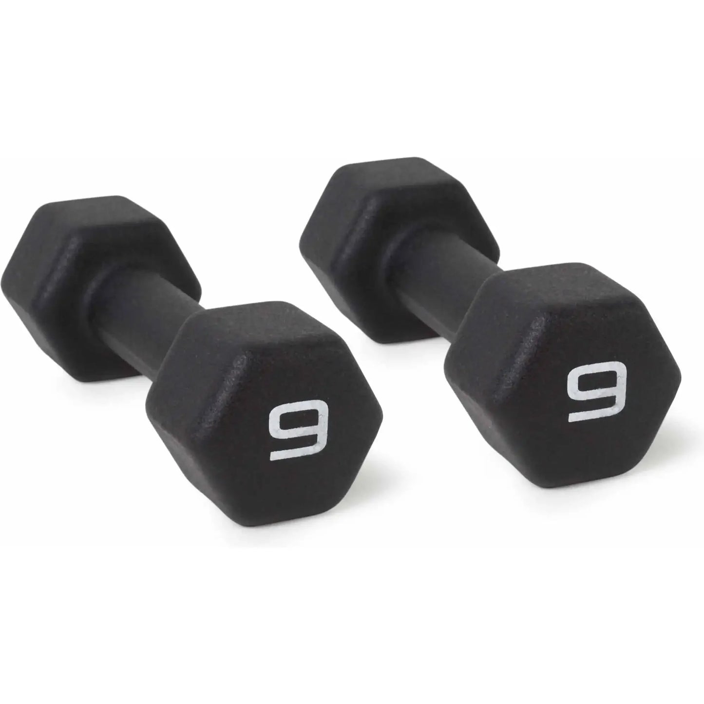 9lb Pair Neoprene Dumbbells, Non-Slip Quiet Hand Weights