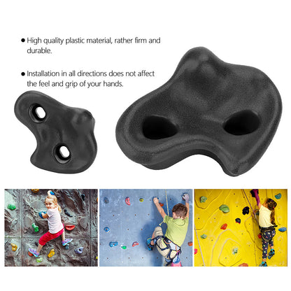 10PCS Plastic Textured  Climbing Stone Rocks