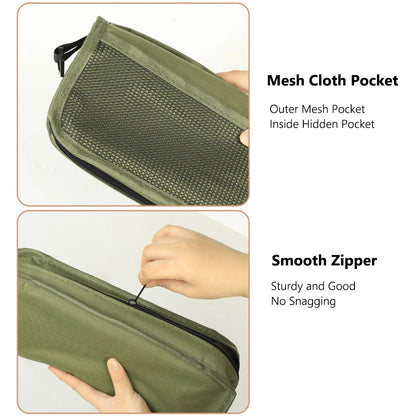 Outdoor Integrated Storage Chair with Mesh Bag Folding Backpack Stool