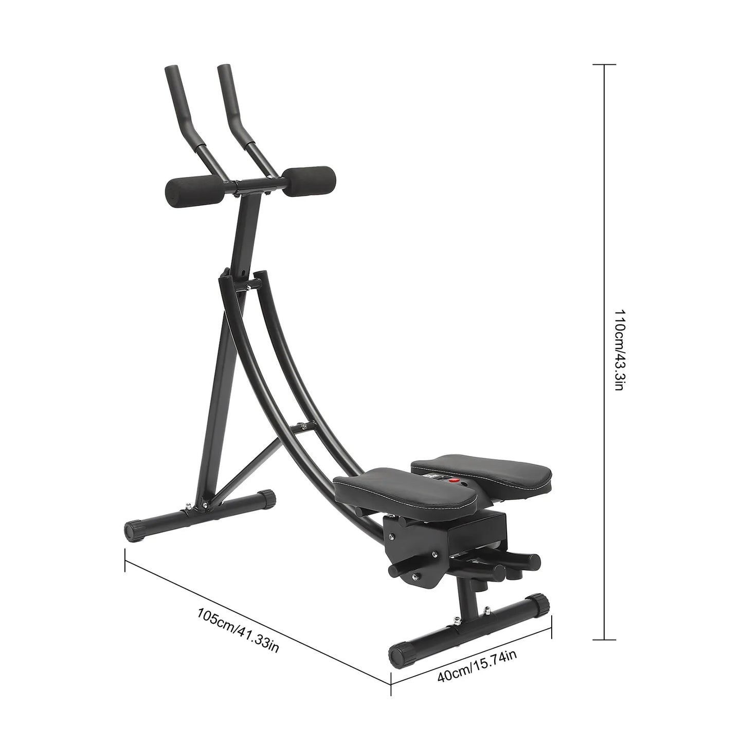 Ab Machine, 150kg/330lbs Weight Capacity, Foldable