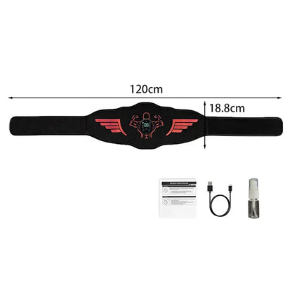 Smart Muscle Toner  Muscle Stimulator Abdominal Toning Belt USB Recharge