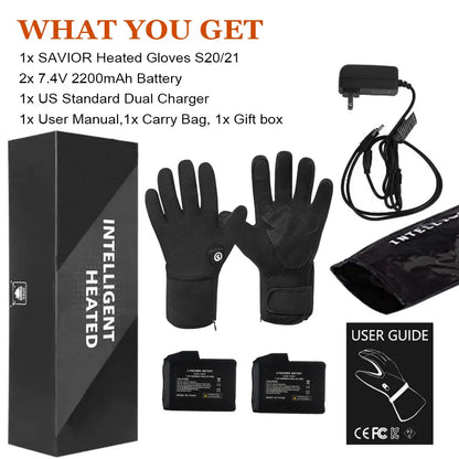 Heated  Waterproof Electric Heated Skiing Gloves