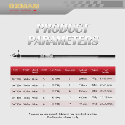 Telescopic Surf Fishing Rod Long Casting 360 390 420 460 500cm