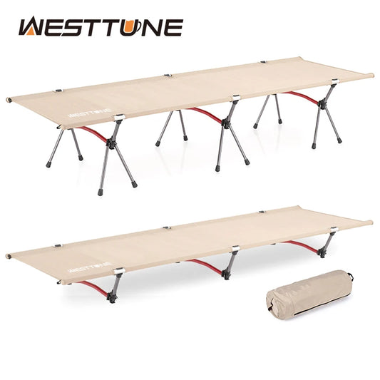 Folding Ultralight Aluminum Alloy Sleeping Cot with Leg Extenders
