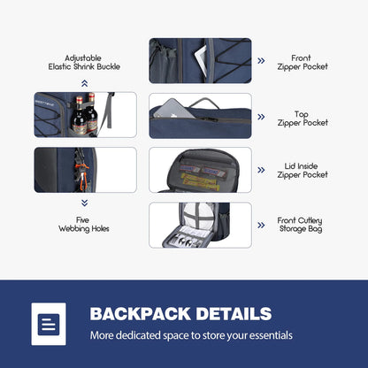 35 Can Cooler Backpack  for Hiking