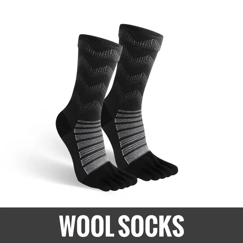 Merino Wool Thermal Socks for Men Moisture Wicking  Warm  Cushioning Compression Socks