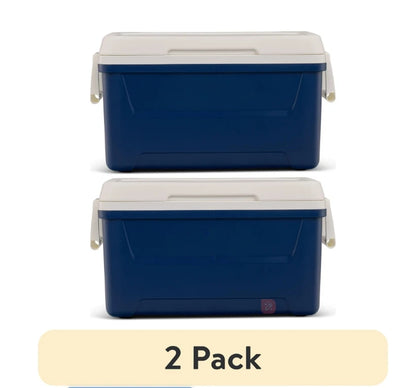 48-Quart  Cooler, Red,  Large Capacity,
