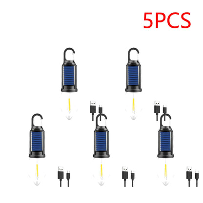 2-5PCS Solar Powered LED Lighting Lantern