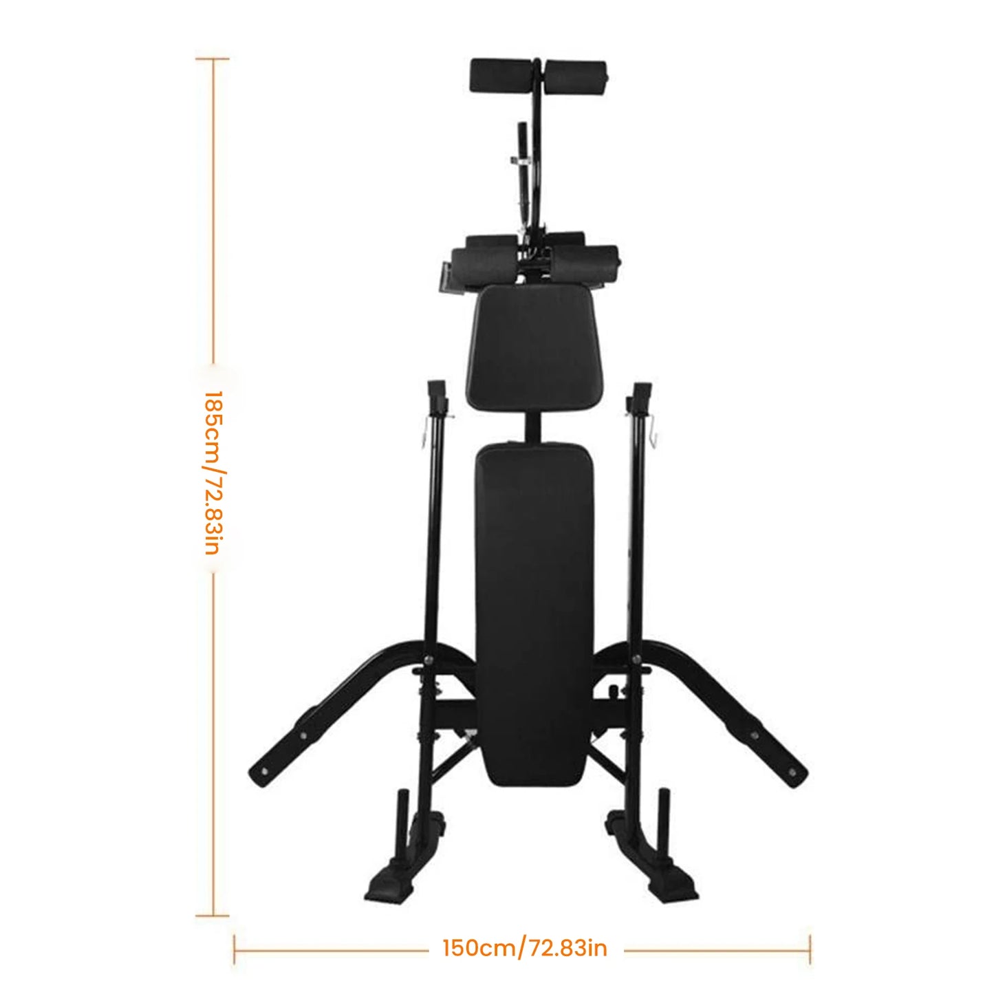 Standard Weight Bench, Press Set with Preacher Curl Pad and Leg Developer