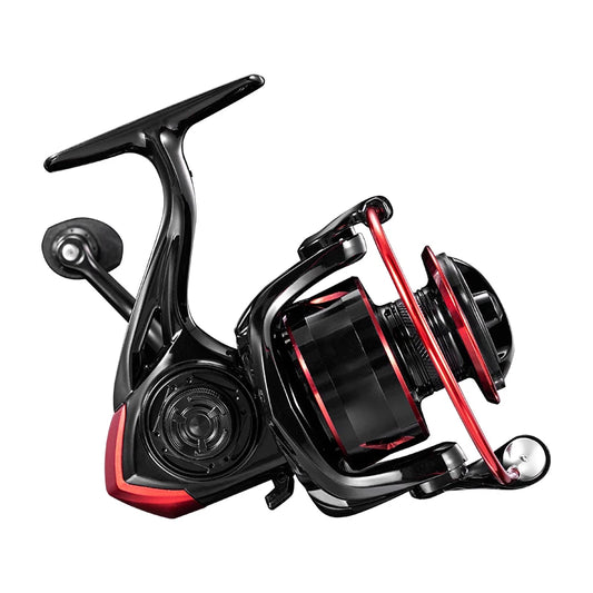 CR Fishing Spinning Reel 5.2:1 Black Red 10kg