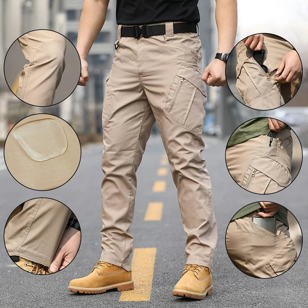 IX9 tactical four seasons wear resistant multi-pocket pants