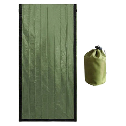 Emergency Sleeping Bag Thermal Bivy Sack Survival Gear for Camping Hiking Outdoor Adventure